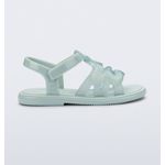 Mini Melissa Sandália Luminous - Verde Glitter 