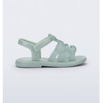 Mini Melissa Sandália Luminous Baby - Verde Glitter