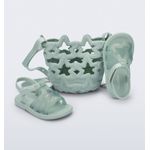 Mini Melissa Sandália Luminous Baby - Verde Glitter