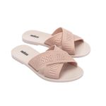 Melissa Chinelo M Lover Slide - Bege/Rosa