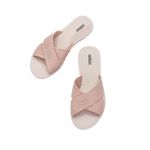 Melissa Chinelo M Lover Slide - Bege/Rosa