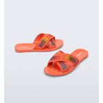 Mini Melissa Chinelo M Lover Slide - Laranja
