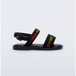 Mini Melissa Sandália Mar Sandal M Lover Baby - Preto