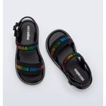 Mini Melissa Sandália Mar Sandal M Lover Baby - Preto