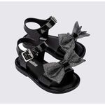 Mini Melissa Sandália Mar Sandal Sweet Baby - Preto