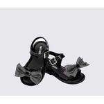 Mini Melissa Sandália Mar Sandal Sweet Baby - Preto