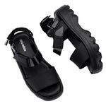 Mini Melissa Sandália Kick Off Sandal - Preto