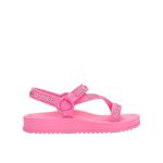 Mini Melissa Sandália Stripes M Lover - Rosa