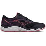 Tênis Fem. Mizuno Hawk 5 - Preto/Rosa 