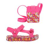 Mini Melissa Sandália Playtime Discover baby - Rosa