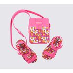 Mini Melissa Sandália Playtime Discover baby - Rosa
