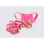 Mini Melissa Sandália Playtime Discover baby - Rosa
