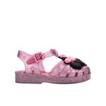 Mini Melissa Sandália Possession + Minnie Mouse Baby - Rosa