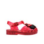 Mini Melissa Sandália Possession + Minnie Mouse Baby - Vermelho