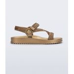 Melissa Sandália Stripes M Lover Metallic - Dourado 