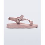 Melissa Sandália Stripes M Lover Metallic - Rosa