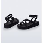 Melissa Sandália Sun Barra Platform II - Preto Glitter 