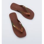 Melissa Chinelo Sun Long Beach II - Marrom Glitter 