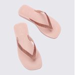Melissa Chinelo Sun Long Beach II - Rosa Glitter