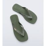 Melissa Chinelo Sun Long Beach II - Verde Glitter 