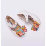 Mini Melissa Sapatilha Ultragirl Wonderland Baby - Branco