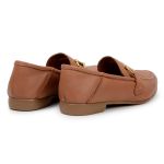 MOCASSIM CARAMELO DETALHE EM METAL