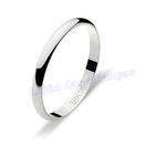 Aliança De Ouro Branco 18k 750 10141.5