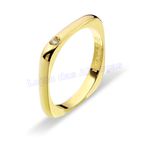 Aliança De Ouro 18k 750 10177.1