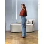 Calça jeans cargo
