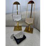 Minibag com detalhes de strass