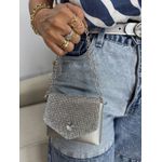 Minibag com detalhes de strass