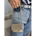 Minibag com detalhes de strass