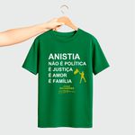 Camiseta Parabello Anistia não é Política Verde
