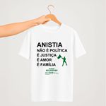 Camiseta Parabello Anistia não é Política Branca