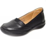 Sapatilha Feminina conforto couro legítimo cor preta