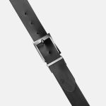 Cinto Masculino Social dupla face couro legítimo cores preto x café largura 3,5 cm