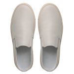 Mule masculino slip on em couro legítimo cor gelo