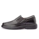 Sapato Social anti-stress tradicional couro legítimo cor preto