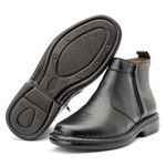 Bota Masculina social anti-stress tradicional couro legítimo cor preta