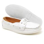 Sider Feminino Couro Legítimo Pierrô - Branco