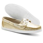 Sider Feminino Couro Legítimo Pierrô - Ouro