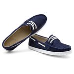 Sider Feminino Couro Legítimo Pierrô - Azul Petróleo