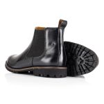 Bota Chelsea feminina couro legítimo cor preta extremo conforto