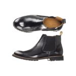 Bota Chelsea feminina couro legítimo cor preta extremo conforto