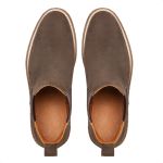 Bota Chelsea masculino couro legítimo cor rato