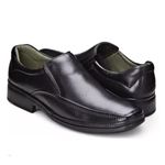 Sapato Masculino Social anatômico couro legítimo cor preto