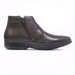 Bota Masculina Social Levíssima extremo conforto couro legítimo cor marrom escuro