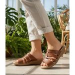 Tamanco ortopédico couro legítimo cor conhaque