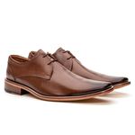 Sapato Loafer Premium masculino couro legítimo tipo exportação cor marrom