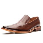 Sapato Loafer Mocassim Premium masculino couro legítimo cor marrom tipo exportação